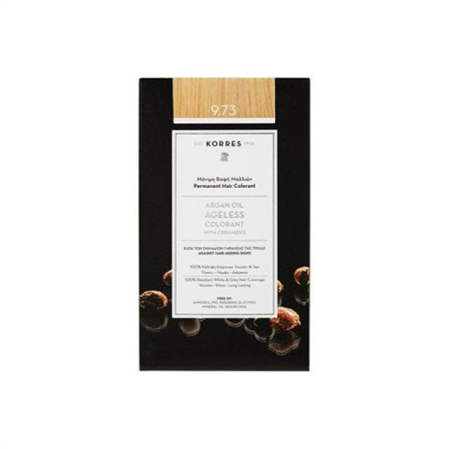 Korres Argan Oil Ageless Colorant 9.73 Χρυσό Κάστανο 50ml
