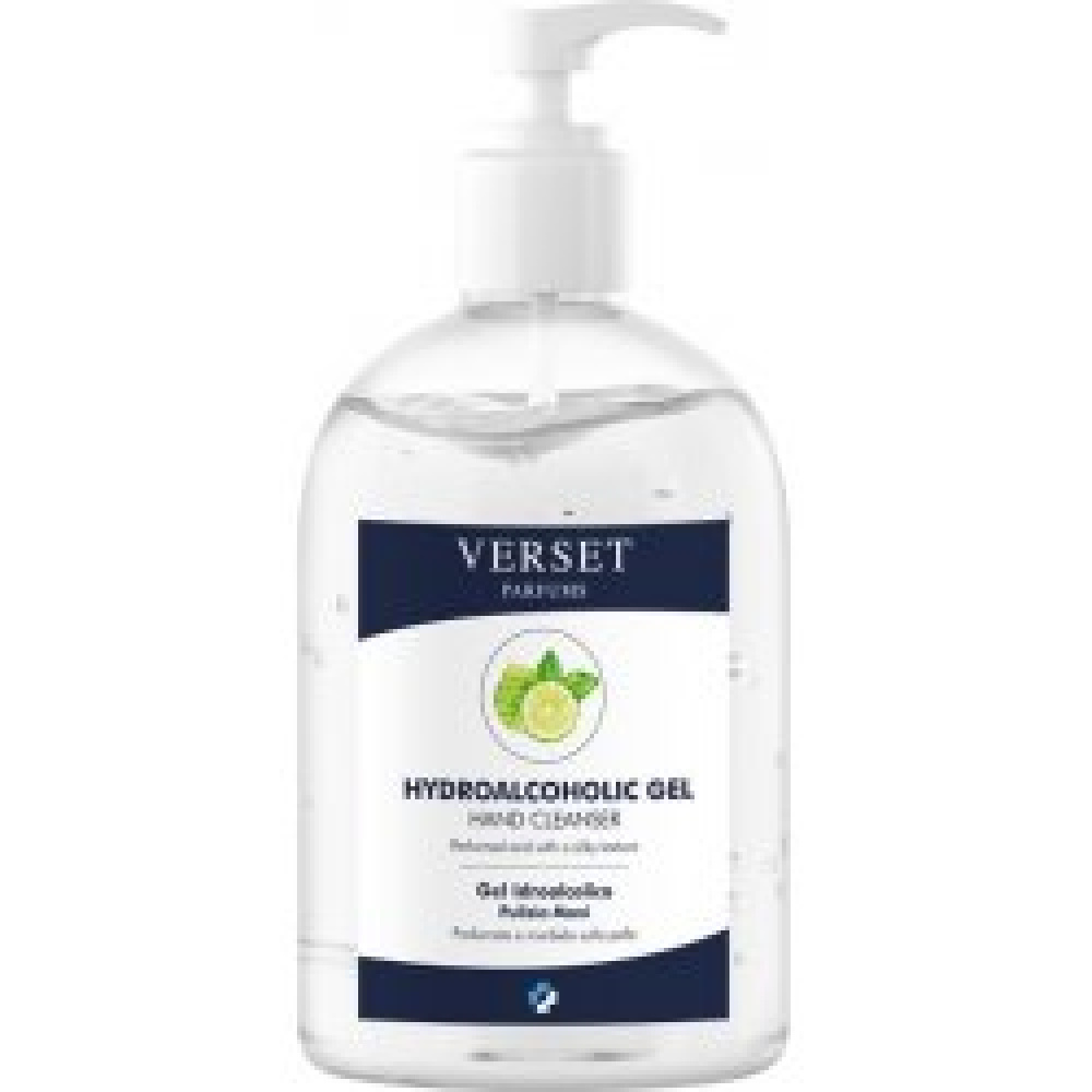 VERSET ΑΝΤΙΣΗΠΤΙΚΟ GEL ΧΕΡΙΩΝ 500ML ΜΕ ΑΝΤΛΙΑ ΜΕ ΑΡΩΜΑ ΛΕΜΟΝΙ