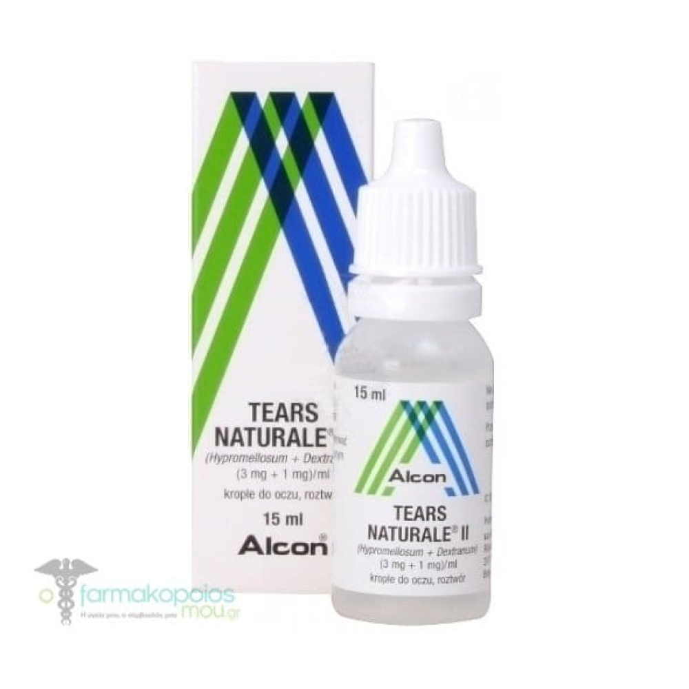 Alcon Tears Naturale II Οφθαλμικές Σταγόνες σε Διάλυμα, 15 ml