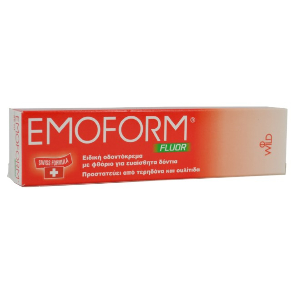Emoform Fluor Swiss Ειδική Οδοντόκρεμα με Φθόριο για Ευαίσθητα Δόντια, 50ml