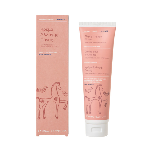 Korres Nappy Change Cream Kρέμα Αλλαγής Πάνας, 150ml