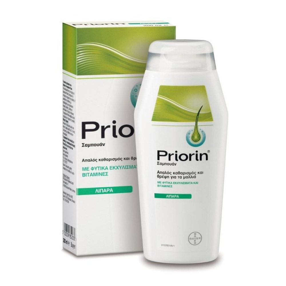 Priorin Σαμπουάν PRIORIN Για λιπαρά μαλλιά 200ml