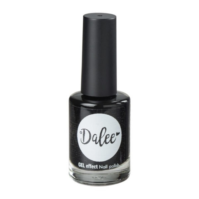 Medisei Dalee Gel Effect Nail Polish Midnight Black No.201, Βερνίκι Νυχιών 12ml