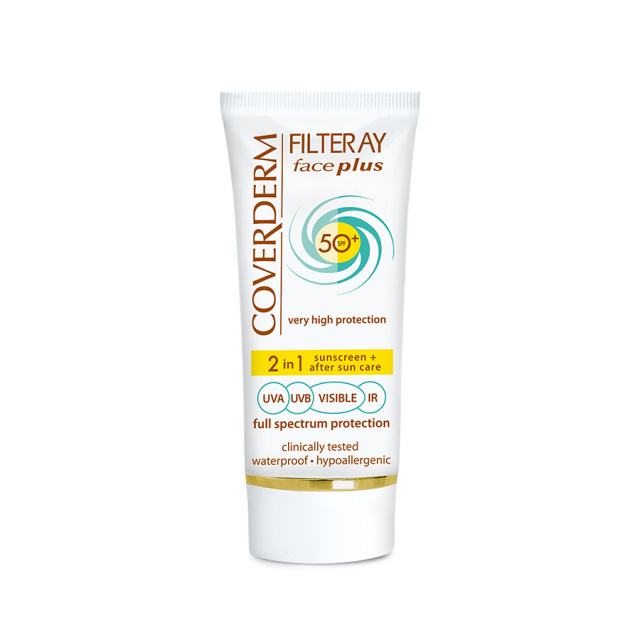 COVERDERM FILTERAY FACEPLUS OILY/ACNEIC SKIN SPF50+ 50ml