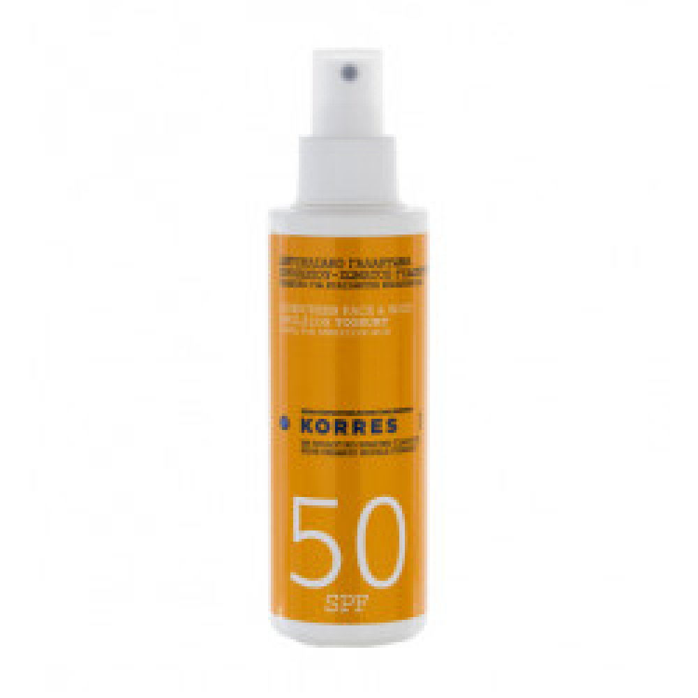 Korres Sunscreen Face & Body Emulsion Yoghurt Spf50, 150ml