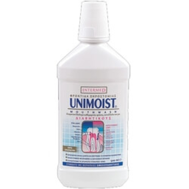 Intermed Unimoist Mouthwash Στοματικό Διάλυμα κατάλληλο για Διαβητικούς, 500 ml