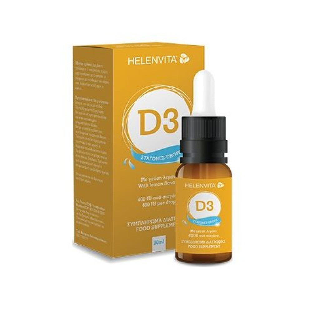 Helenvita D3 Drops Food Supplement (Lemon Flavour) 20ml