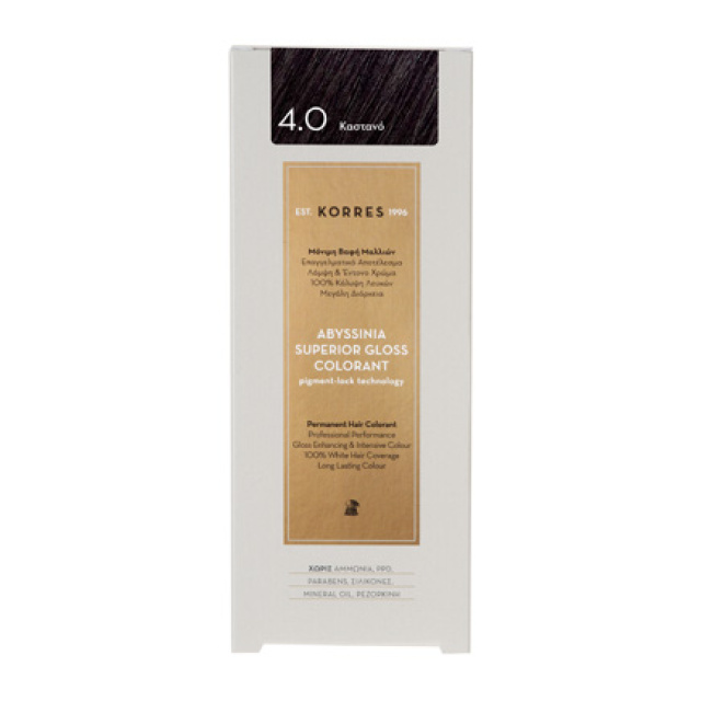 KORRES Abyssinia Superior Gloss Colorant 4.0 Καστανό 50ml