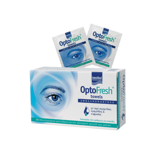 INTERMED OPTOFRESH TOWELS 20 ΟΦΘΑΛΜΟΜΑΝΤΗΛΑ