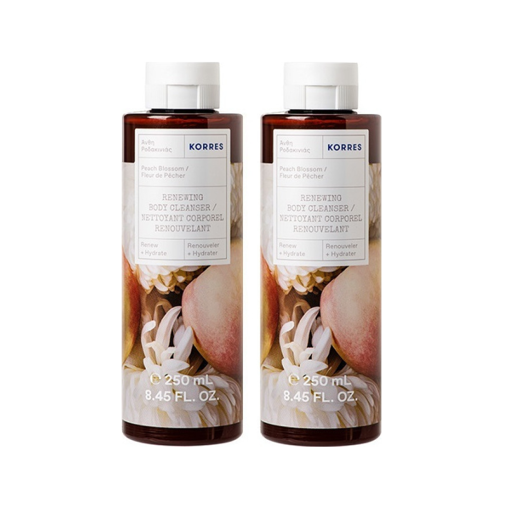 Korres Aφρόλουτρο Άνθη Ροδακινιάς 250ml 1+1 Δώρο
