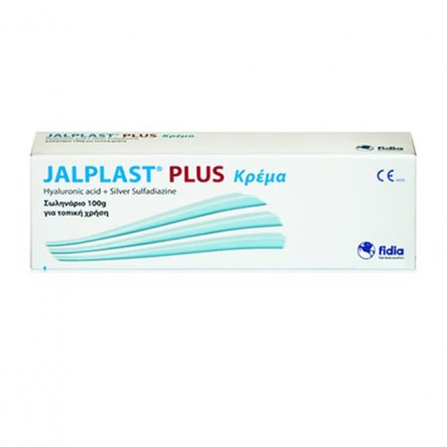 JALPLAST Plus Επουλωτική Κρέμα με αντιμικροβιακή δράση για την Αντιμετώπιση Δερματικών Ερεθισμών & Βλαβών 100gr