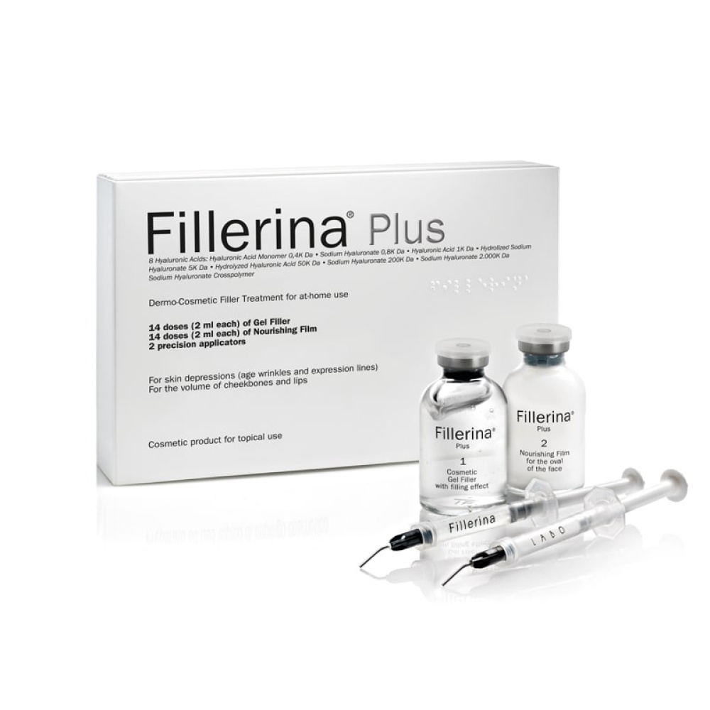 Fillerina Plus Dermocosmetic Filler Treatment Αγωγή Γεμίσματος Ρυτίδων, Βαθμός 4, 28 x 2ml