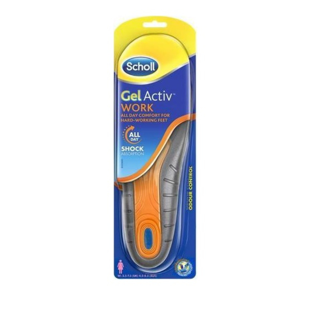 Scholl Gel Activ Work Γυναικείοι Ανατομικοί Πάτοι (Νο 35.5-40.5)