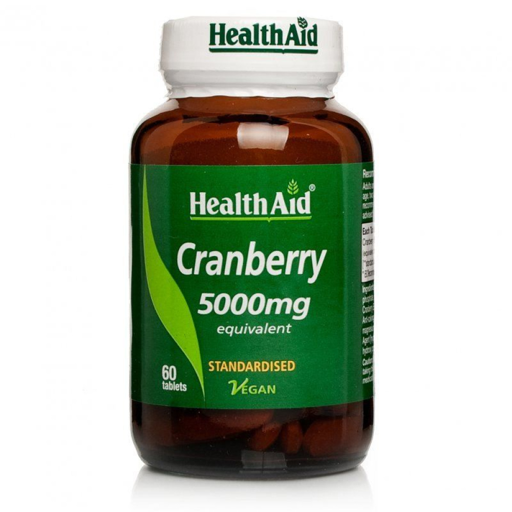 Health Aid CRANBERRY 5000mg, 60 ταμπλέτες
