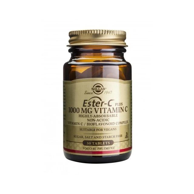 SOLGAR ESTER-C 1000mg PLUS VITAMIN C 30tabs