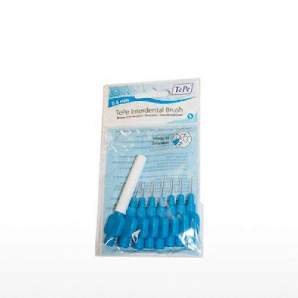 TePe Μεσοδόντια Βουρτσάκια Extra soft 0,6mm Μπλέ 8τμχ