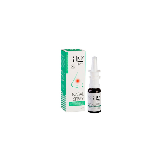 AG Nasal Spray with Hyaluronic Acid, Eucalyptus Essential Oil & Sea Water Ρινικό Σπρέι, 20ml