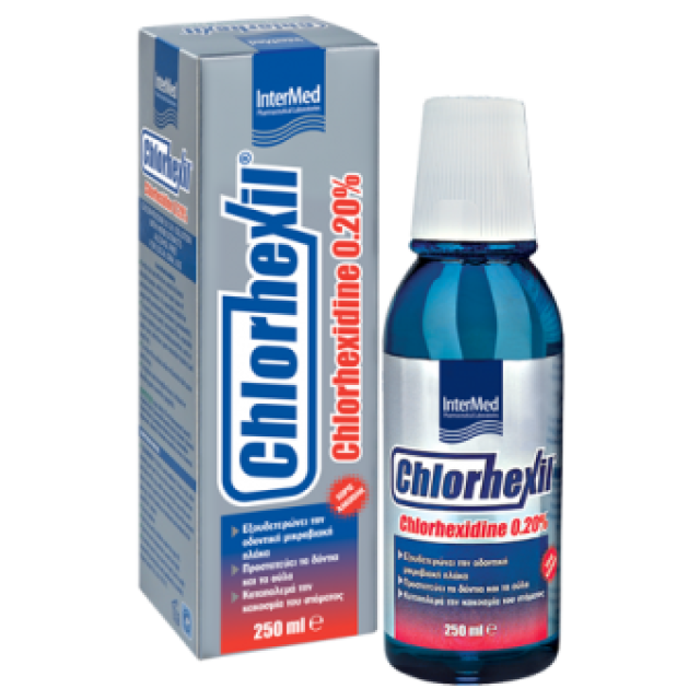 Intermed Chlorhexil® 0.20% Mouthwash Στοματικό Διάλυμα με 0.20% Χλωρεξιδίνη, 250 ml