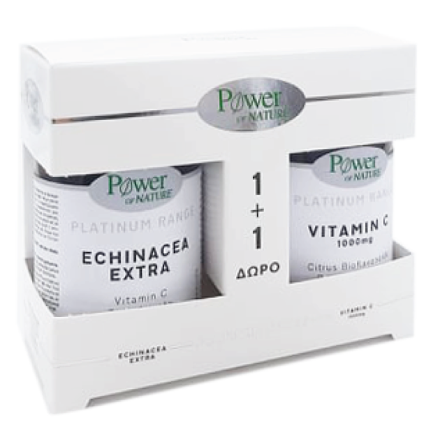 Power Health Platinum Range Echinacea Extra 30caps & Δώρο Vitamin C 1000mg 20tabs
