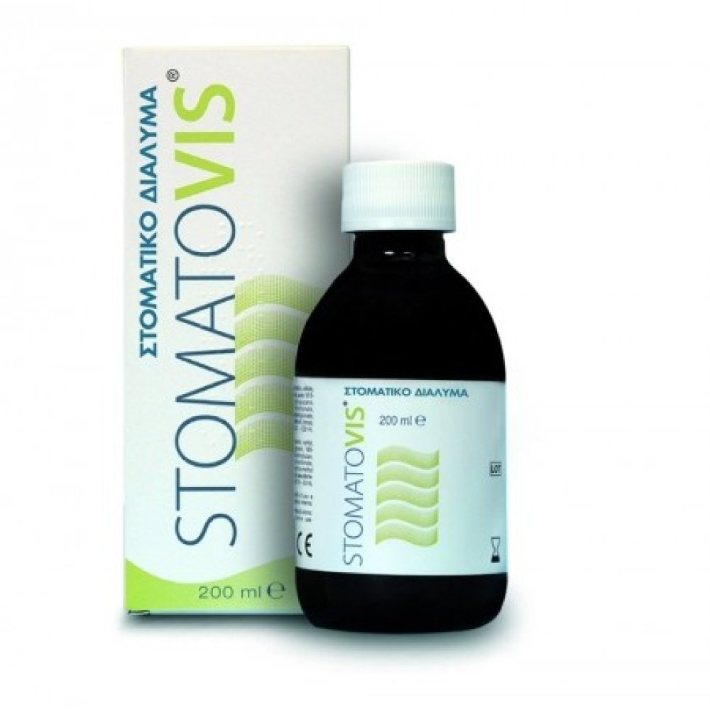 Pharmaq Stomatovis Mouthwash Αντιμικροβιακό Στοματικό Διάλυμα, 200 ml