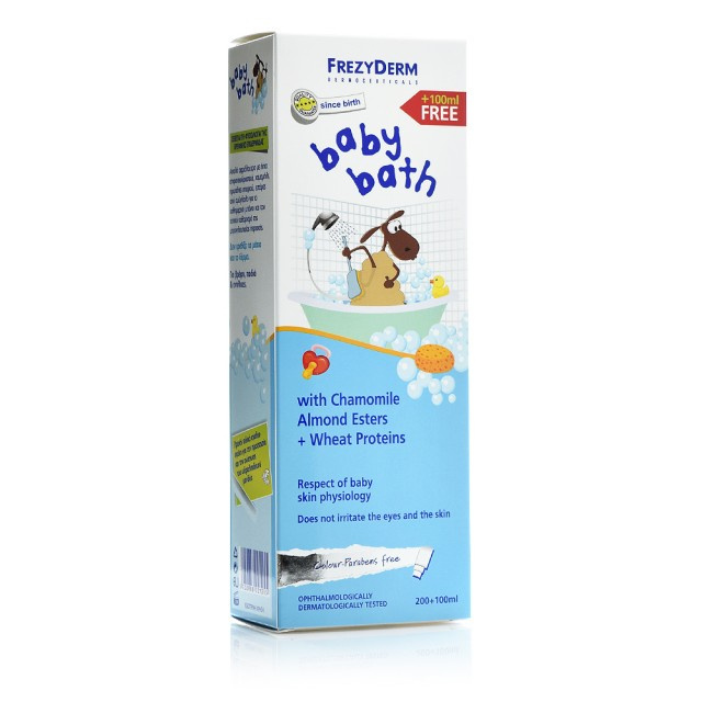 Frezyderm Baby Bath Απαλό Βρεφικό Αφρόλουτρο, 300ml