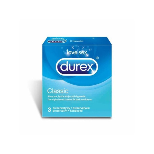 Durex Classic Προφυλακτικά 3 τμχ