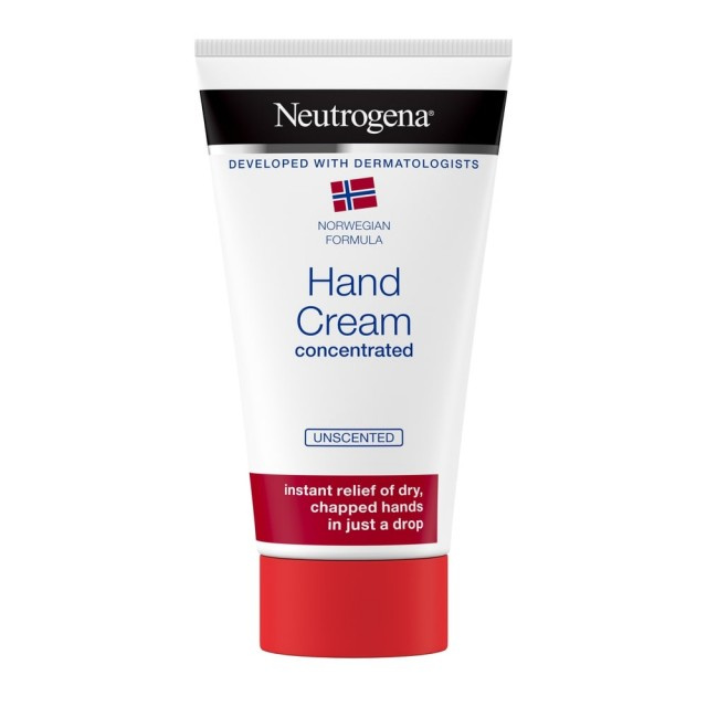 Neutrogena Hand  Cream 75ml Unscented Χωρισ Αρωμα Κοκκινη