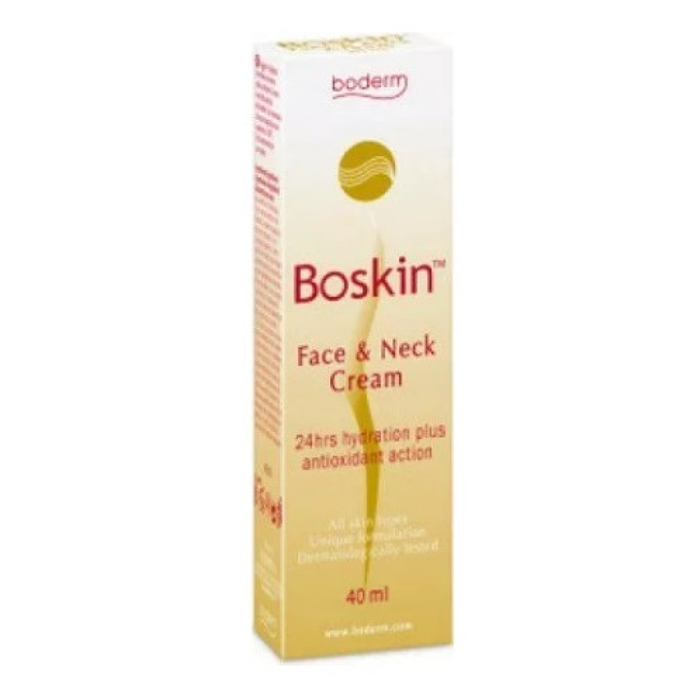 Boderm Boskin Face & Neck Cream Ενυδατική Κρέμα Προσώπου & Λαιμού, 40ml