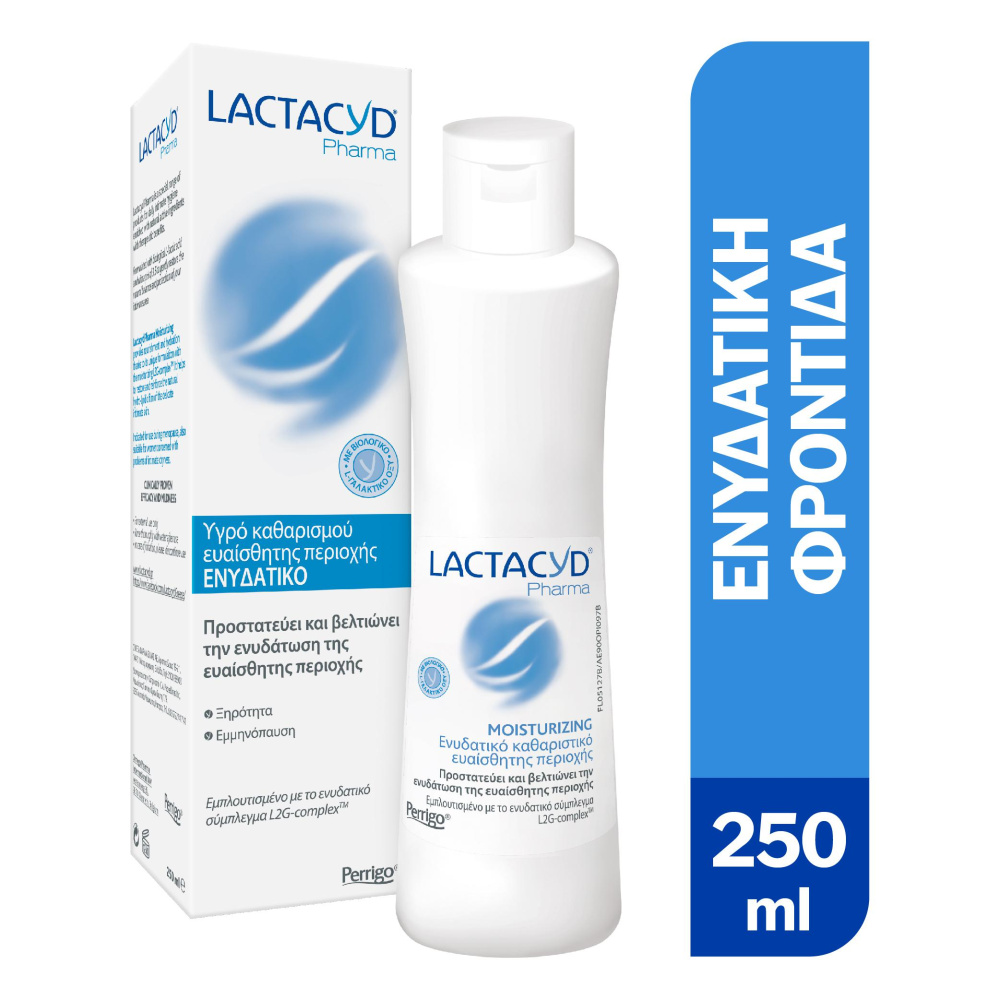 Lactacyd Pharma Moisturizing Ενυδατικό Καθαριστικό της Ευαίσθητης Περιοχής, 250ml