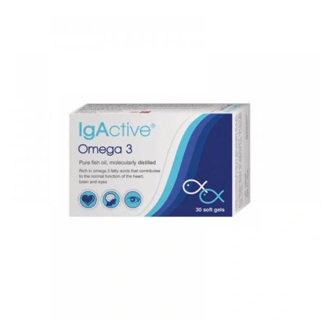 IgActive Συμπλήρωμα Διατροφής Omega 3 1000mg 30sgels