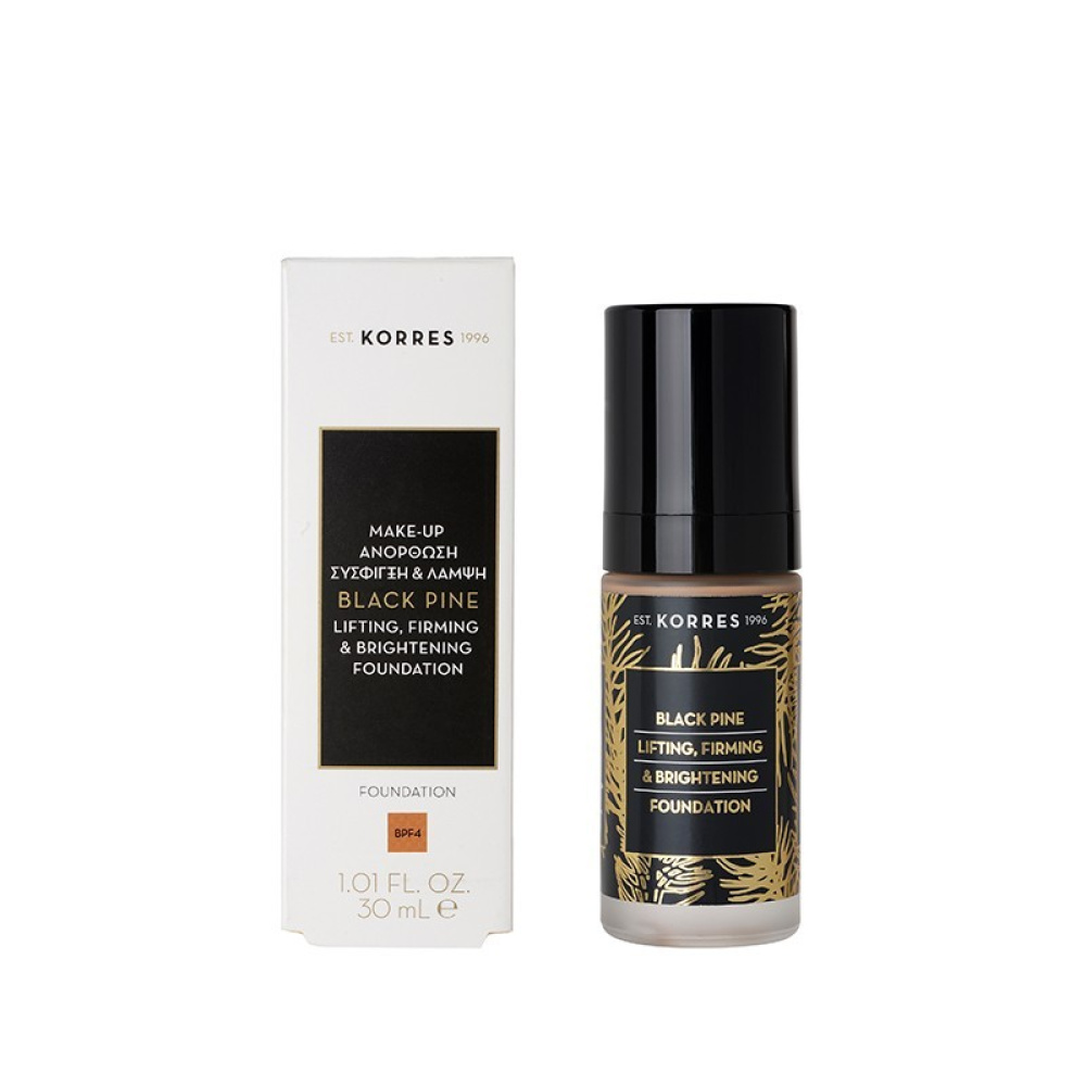 Korres Μαύρη Πεύκη Lifting, Firming & Brightening Foundation,Συσφικτικό & Ανορθωτικό Make-Up BPF4 30ml