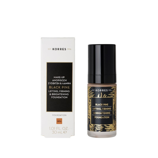 Korres Μαύρη Πεύκη Lifting, Firming & Brightening Foundation,Συσφικτικό & Ανορθωτικό Make-Up BPF4 30ml