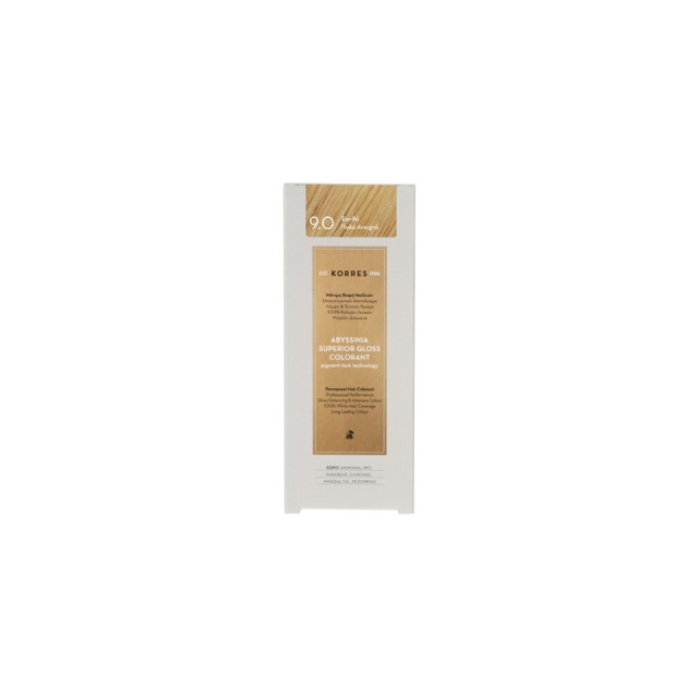 KORRES Abyssinia Superior Gloss Colorant 9.0 Ξανθό Πολύ Ανοιχτό 50ml