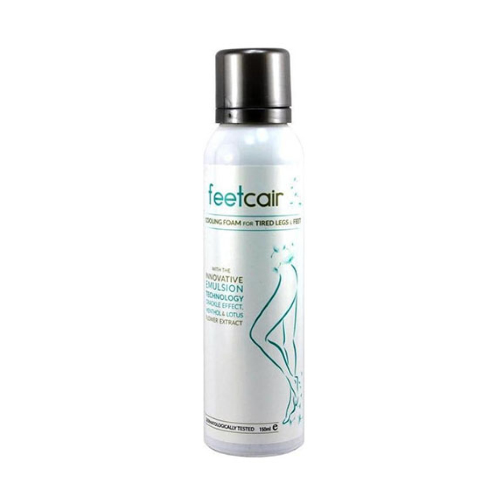 SJA Pharm Feetcair Cooling Foam for Tired Legs/Feet Αφρός Κρυοθεραπείας για τα κουρασμένα & πρησμένα πόδια, 150ml