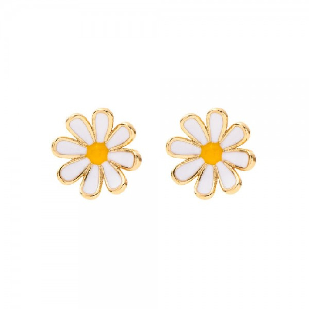 MEDISEI Dalee Ασημένια Σκουλαρίκια Daisies 05426 1 ζευγάρι