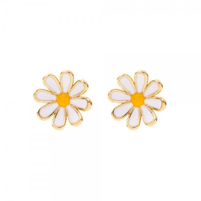 MEDISEI Dalee Ασημένια Σκουλαρίκια Daisies 05426 1 ζευγάρι