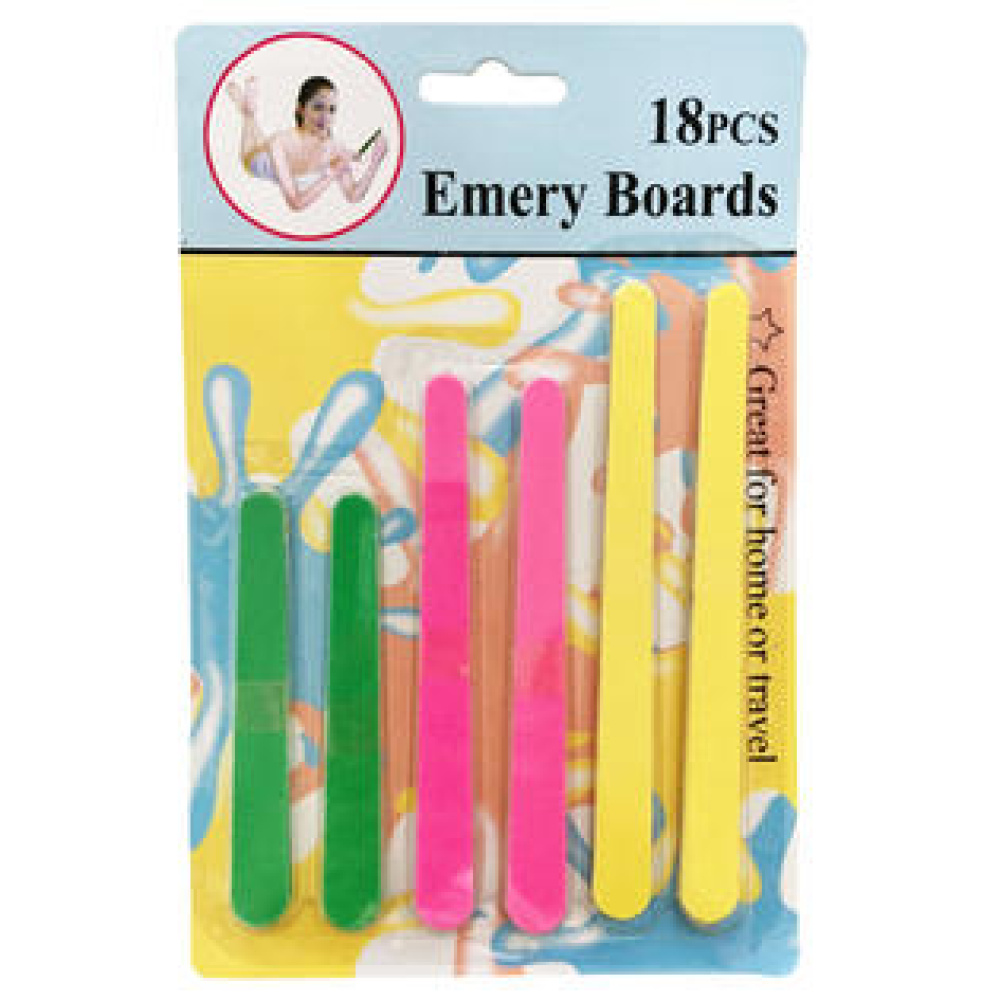 18 Pcs Emery Boards