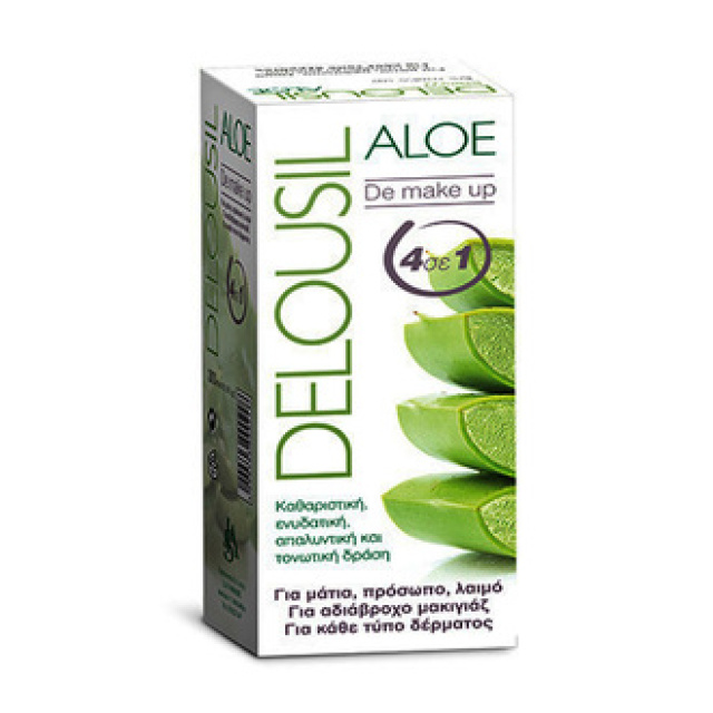 SJA Pharm Delousil Aloe De Make Up 4 σε 1 Ντεμακιγιάζ με Αλόη, 300ml