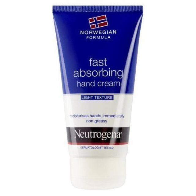 Neutrogena Hand Cream Fast Absorbing Χεριών Άμεσης Απορρόφησης, 75ml