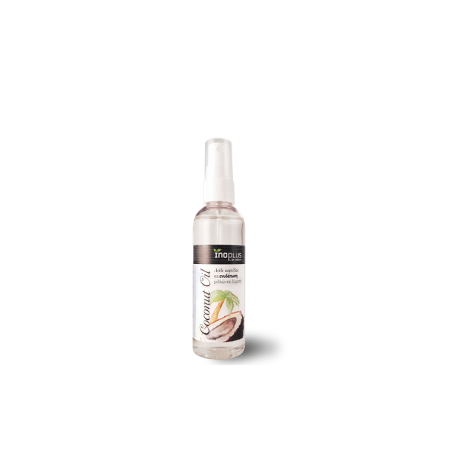 InoPlus Coconut Oil (100ml) - Λάδι Καρύδας για Ενυδάτωση Μαλλιών & Δέρματος