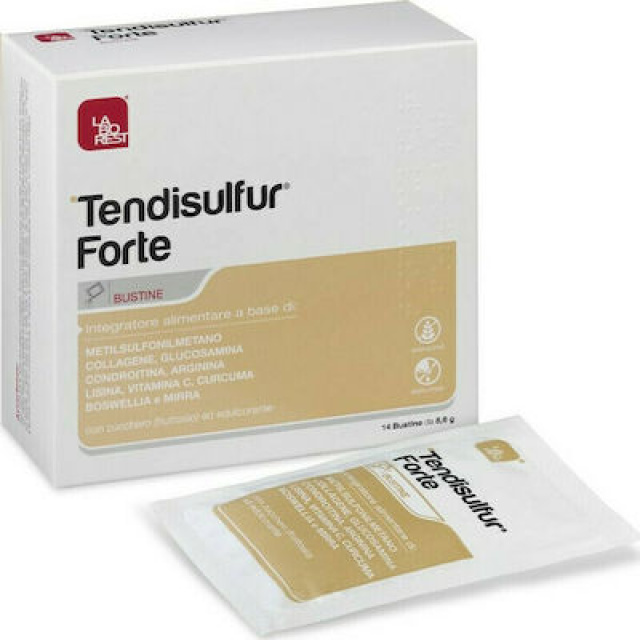 Tendisulfur Forte Συμπλήρωμα Διατροφής για το φυσιολογικό σχηματισμό κολλαγόνου, 14 φακελίσκοι