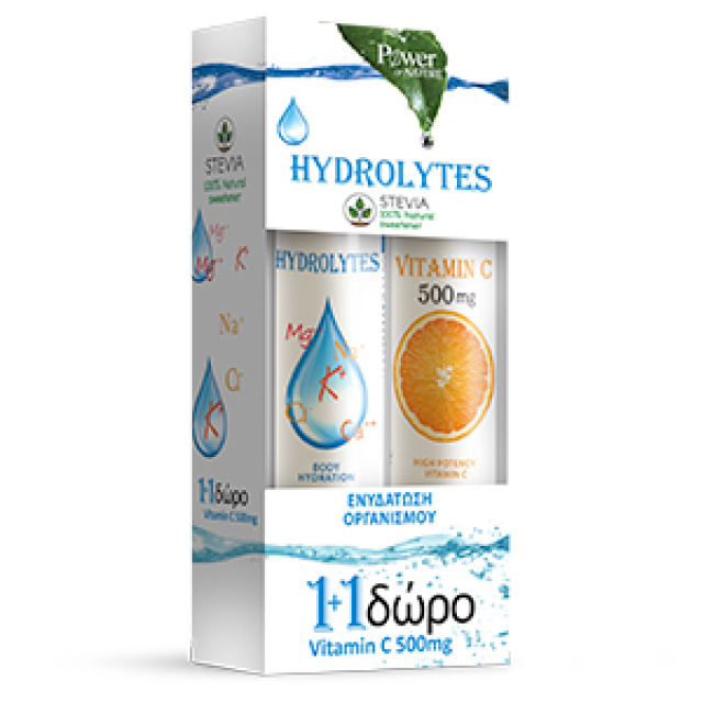 PPOWER HEALTH HYDROLYTES STEVIA 20S+VIT C500MG 20S
