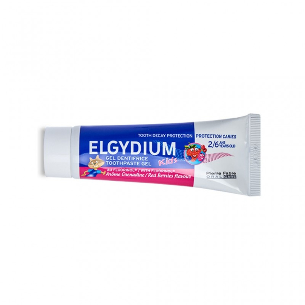 Elgydium Kids Ice Age Οδοντόπαστα Τζελ Kατά της Τερηδόνας για Παιδιά με Γεύση Κόκκινα Φρούτα 50ml