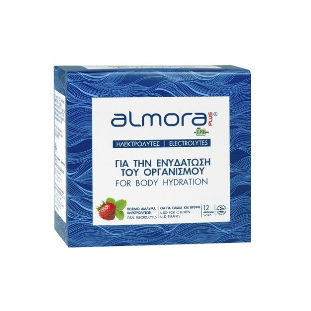 Almora PLUS sachet – Ηλεκτρολύτες για την Ενυδάτωση του Οργανισμού – 12 φακελίδια