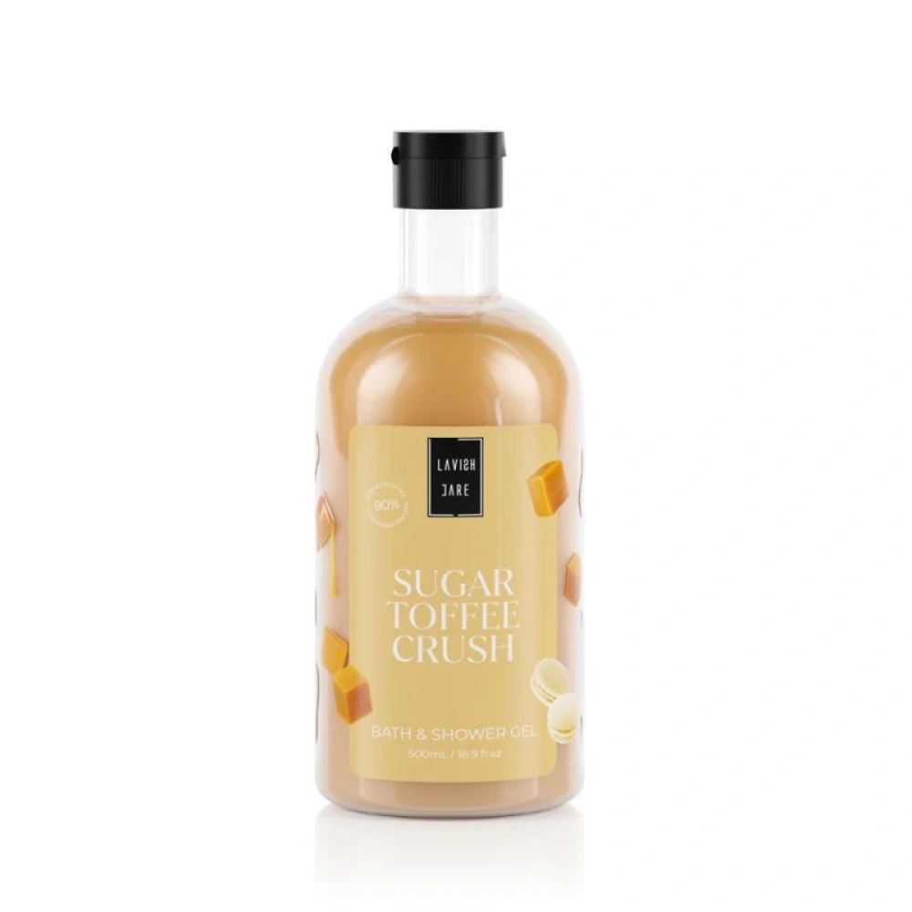 Lavich Care Sugar Toffee Crush Bath & Shower Αφρόλουτρο Gel με Άρωμα Καραμέλα - Βούτυρο 500ml