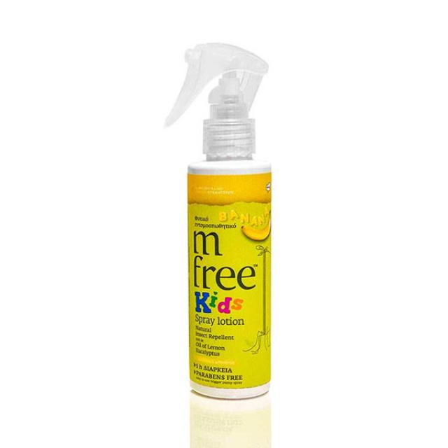 Benefit M Free Kids Spray Lotion Φυτικό Εντομοαπωθητικό Banana 125 ml