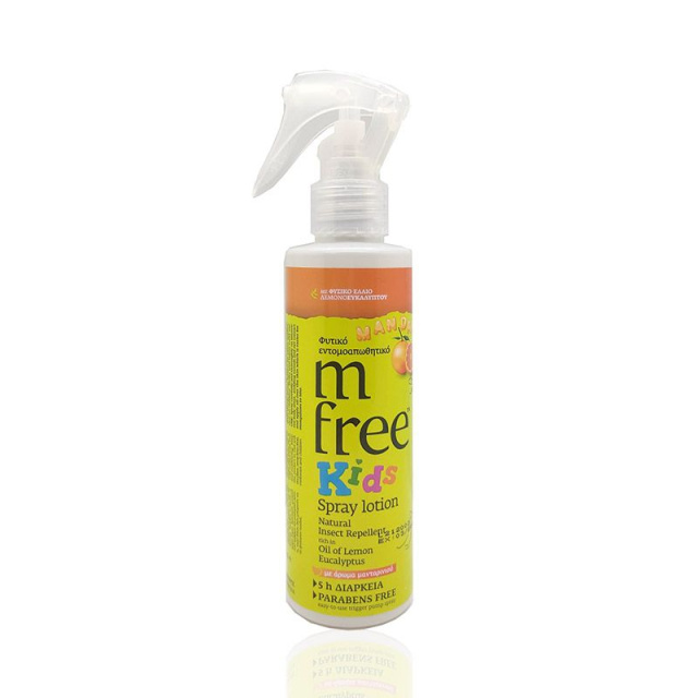 Benefit M Free Kids Spray Lotion Φυτικό Εντομοαπωθητικό Mandarin 125 ml