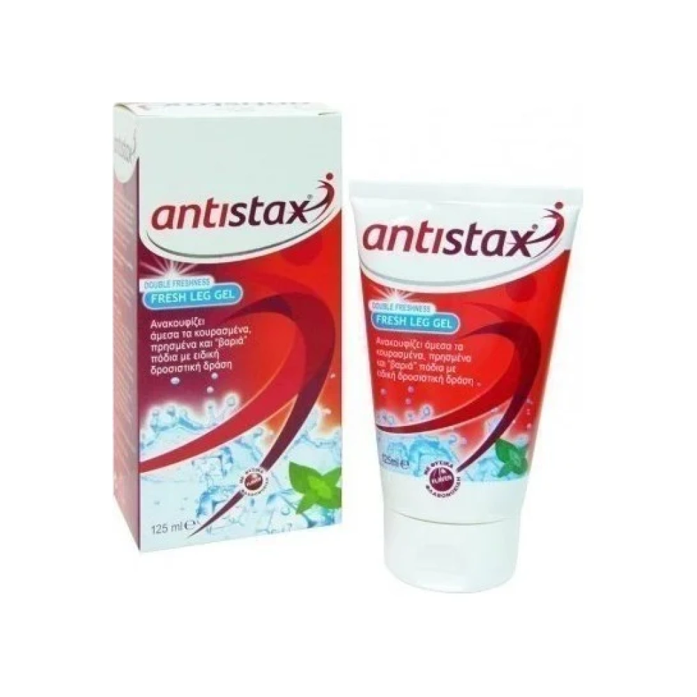 Antistax Double Freshness Τζελ Ποδιών Για Αίσθηση Φρεσκάδας 125ml