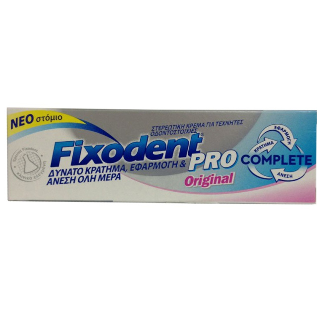 Fixodent Complete Original Στερεωτική Κρέμα Τεχνητής Οδοντοστοιχίας, 47gr