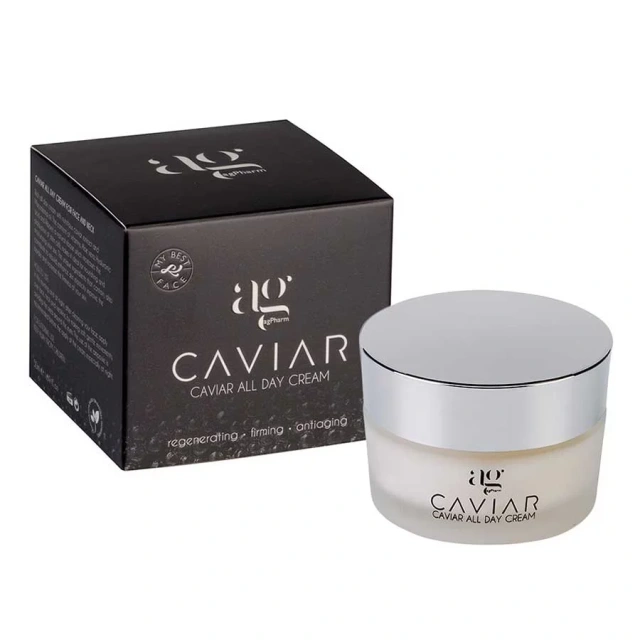 AG Pharm Caviar All Day Cream Πλούσια 24ωρη Κρέμα για πρόσωπο & λαιμό, με χαβιάρι, 50ml